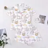 Comercio Exterior Transfronterizo Nuevo Estilo Pijama para Mujer Estampado Solapa Manga Corta Shorts Ropa de Casa Europea y Americana Pijama para Mujer