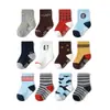 BÁSICOS PARA NIÑOS Calcetines de algodón nuevos con dibujos animados para niños de Amazon, calcetines antideslizantes para el suelo, calcetines de media pantorrilla para bebé, calcetines para niñas
