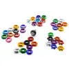 Piezas de Aluminio Modificadas para Motocicleta, Tornillos Decorativos Biselados de Colores, Arandelas de Aluminio, Piezas Decorativas Biseladas Semicirculares
