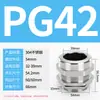 Conector de Acero Inoxidable 304 Cabeza Antiexplosión Sello de Cable Metálico Prensaestopas de Bloqueo M20 Prensaestopas