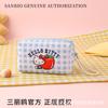 Bolsa de Maquillaje de Gran Capacidad con Autorización Oficial de Sanrio, Linda Bolsa de Almacenamiento para Mujeres Hellokitty