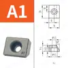 Bloque de Carril de Guía Lineal Bloque de Fijación de Carril para Máquina-Herramienta Placa de Presión Pórtico k3y4y5t1t2t3 Tipo Bloque de Cuña