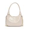 Bolso Media Luna de Piel Patentada de Moda para Mujer 2025 Nueva Llegada Elegante Nicho Versátil Bolso Cruzado Bolso Vintage para Viajero