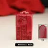 Pendente Coração do Sutra de Ouro Roxo de Alto Teor de Cinábrio Atacado Lidai Pingente para Joias DIY