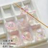 [Diario rosa] Acrílico cuentas redondas lindas cuentas de fondo con cuentas cuentas pintadas a mano material hecho a mano diy pulsera