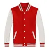 Uniforme de beisebol macacão de professor suéter com acolchoamento de veludo casaco de camisa de beisebol uniforme de grupo para reunião anual logotipo