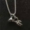 Collar de Pareja Astronauta para Hombre y Mujer Costura Atracciones Colgante Magnético Fuera del Sitio Novia Pareja Regalo Estudiante Venta al por Mayor