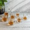 Vaso de Vidrio Transparente con Patrón de Árbol con Formas Vaso para Beber para el Hogar Vaso para Licor Vaso para Licores Taza de Té de Alto Valor para Oficina Taza Maestra