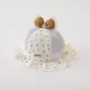 Chapéu de pescador princesa de malha fina respirável para verão de bebê menina para bebê e criança pequena