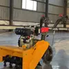 Desmalezadora autopropulsada de gasolina con tracción en las cuatro ruedas, motocultor rotatorio pequeño de empuje manual, cortacésped para huertos y jardines