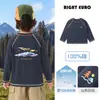 Camiseta Europeia Masculina Primavera e Outono Algodão Puro Top para Bebê Outono Manga Longa Roupa de Menino Nova Roupa Infantil Roupa de Outono Infantil
