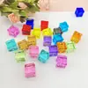 Simulación 18MM color hielo transparente cubo de hielo DIY pasador para el pelo accesorios para el cabello llavero adornos para ventana materiales de accesorios