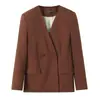 Ins Moda Europeia e Americana Transfronteiriça 2026 Nova Moda Estilosa Roupas Femininas Atacado Blazer de Terno Shorts Casuais Conjunto de Duas Peças