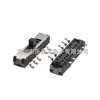 Mini Interruptor Basculante Sk10B10P Interruptor Deslizante Positivo Montaje Superficial Vertical 8 Pines Mini Interruptor para Juguete de 3 Velocidades