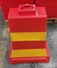 Barrera de Aislamiento de PVC Barril de Agua de PE Apilable Separador de Flujo Barril de Agua Barril Anticolisión Barrera de Aislamiento de Plástico Barrera de Carretera Flexible