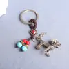 Chaveiro Pingente Acessório Dragão de Latão Nove Filhos Yaixi Taotie Decoração de Mesa Chaveiro de Carro Presente