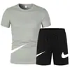 2026 Verano Nike Conjunto Casual de Pantalón Corto de Manga Corta para Hombre Malla Transpirable Conjunto Deportivo Fabricante Transfronterizo Venta al por Mayor