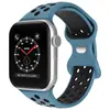 Adequado para Apple Watch Apple Série 1-10 Se Fivela em Forma de Oito Pulseira Nike Bicolor Pulseira de Silicone Respirável
