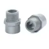 Accesorios de grado para suministro de agua de UPVC con conectores rectos de rosca externa, conectores directos de rosca externa de PVC, accesorios para juntas roscadas externas
