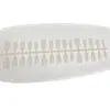 Uñas postizas de alta gama estilo ins para iluminar, uñas prefabricadas de cobertura total en forma de gota de agua corta con acabado degradado blanco, 30 piezas en tamaños surtidos