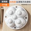 Rueda Adhesiva Transfronteriza sin Perforaciones para Muebles Caja de Almacenamiento Rueda Pequeña Móvil Polea de Bola Bote de Basura Rueda Universal