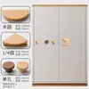 Manija de Armario para Habitación Infantil Manija de Puerta de Gabinete de Dibujos Animados Manija Pequeña de Cajón Estilo Madera Maciza Manija de Armario de Madera Maciza Pac-Man