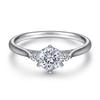Tonglin Novo 925 anel de casamento de prata anel de zircão das mulheres Moda anel único anel de casamento fabricante de uma peça de entrega de uma peça