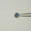 Uñas Azules de Hueso de Oreja para Vacaciones Azules Pendientes de Acero de Titanio 316L para Perforación de Oreja Pendientes para Múltiples Perforaciones