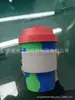 Fabricantes de LOGOTIPO imprimible lugar cubierta de taza de silicona taza de agua aislada cubierta protectora de silicona cubierta de goma para taza multitanmaño