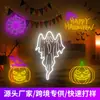 Decoração de Luzes Neon para Halloween Formato de Anime de Terror Personagens Luminosos LED Produção Luzes Neon Transfronteiriças Placas de Luz Personalizadas