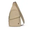 Bolsa de Peito Feminina Minimalista Estilo Japonês, Grande Capacidade, Cor Sólida, Bolsa de Ombro Casual, Alto Valor Estético, Bolsa Transversal Simples para Esportes ao Ar Livre