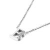 Europeu e Americano simples moda personalidade 26 capital Diamante Inglês letras de aço de titânio clavícula colar de jóias femininas
