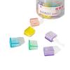 Clípe Transparente Push-Pull Colorido para Doces Porta-Papel de Teste Anti-Rolo Armazenamento Clípe Push-Pull Colorido Clip de Pressão para Pasta A4