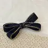 Pinza para el Cabello de Mezclilla con Lazo Estilo Coreano, Pasador Retro de Moda, Pinza para Cola de Caballo, Goma para el Cabello Versátil y Elegante, Pinza de Pato