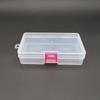 Caja de plástico vacía rectangular transparente, caja de muestra, caja de embalaje de componentes de repuesto, caja de almacenamiento de herramientas de polipropileno, venta al por mayor