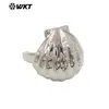 Wt-R553 Nuevo Más Vendido Anillo de Plata Chapado en Oro de 18 Quilates con Diseño de Concha Marina Joyería Diaria para Pareja