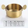 Taza de Salsa de Acero Inoxidable 304 con Asa, Taza para Salsa de Bistec, Bol para Salsa de Aperitivo Occidental con Plato para Vinagre, Cubo para Salsa para Untar