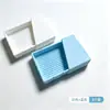 Juego de Cuchara para Granos de Chocolate tipo Puzzle con Tapa Reciclada, Cuchara para Granos, Plato Barrera, Herramienta de Cuentas Puzzle, Operación de Granos DIY Suave y Antiadherente