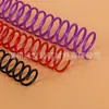 Anillo para encuadernar de plástico de bobina simple al por mayor para cuaderno, una variedad de especificaciones de color a través de detección GSG