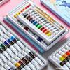 Set de Pinturas Gouache Acrílico Acuarela Bambú Verde Arte Infantil Pintura Impermeable Textil Pintura Pintada a Mano Pintura de Pared Venta al por Mayor