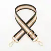 Nova cor alça de ombro larga de nylon fio de ouro brilhante acessórios de bolsa alça ajustável ombro transversal substituição alça longa