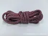 Corda Trançada de Poliéster Xadrez Duas Cores com Núcleo Envolto Corda Redonda 5mm Paracord Série Miu Corda para Pendurar Alto-Falante Corda para Pendurar Bolsa DIY