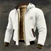 Jaqueta de Voo Masculina Nova para Primavera/Outono Jaqueta de Motociclista Gola Alta com Zíper Jaqueta Baseball Jaqueta Corta-vento Tendência para Ciclismo