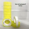 Fita de matéria-prima espessada 20 metros venda direta da fábrica vedação de tubos para louças sanitárias e ferragens de banheiro fita de matéria-prima PTFE