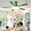 Luz de teto com ventilador mais vendida no exterior, novo modelo 2026, alta potência de vento, adequada para sala de jantar, sala de estar, uso doméstico, com ventilador elétrico e luz de ventilador de teto de frequência variável