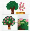 Rincón de Actividades Recomendado para Jardín de Niños Montessori Juguetes Caseros Digitales Educativos Ayudas Didácticas Fieltro Tejido a Mano