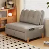 Sofá Cama, Individual, Extensible, Plegable, Doble, para Dormitorio y Sala de Estar, Doble Uso, para Apartamentos Pequeños, Balcón, Multifuncional, Integrado, Estilo Antiguo