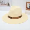 Chapéu de Sol de Verão para Viagem do Papai, Chapéu de Palha Masculino, Chapéu de Praia Jazz, Chapéu para Cavalheiro de Meia-Idade e Idoso, Chapéu do Vovô