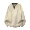 Nueva colección Otoño/Invierno 2026: suéter casual de dos piezas para hombre, prenda exterior casual de corte holgado, suéter de punto