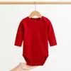 Mameluco Triangular de Manga Larga para Bebé, Mono de Algodón Puro para Bebé de Primavera y Otoño, Ropa para Bebé que Protege la Barriga, Algodón Puro, Suministro Directo del Fabricante